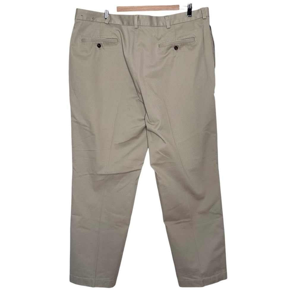 346" Brooks Brothers Men’s Advantage Chino Clark Khaki Pants Size 42/32 - Picture 3 of 6